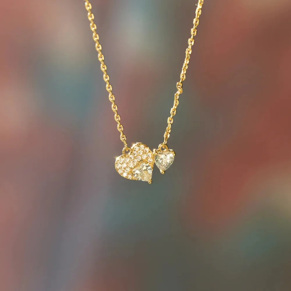 Zircon Heart Necklace